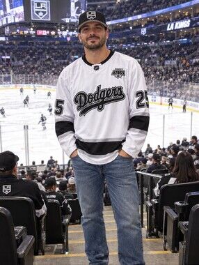 White and Black Dodgers Kings Jersey